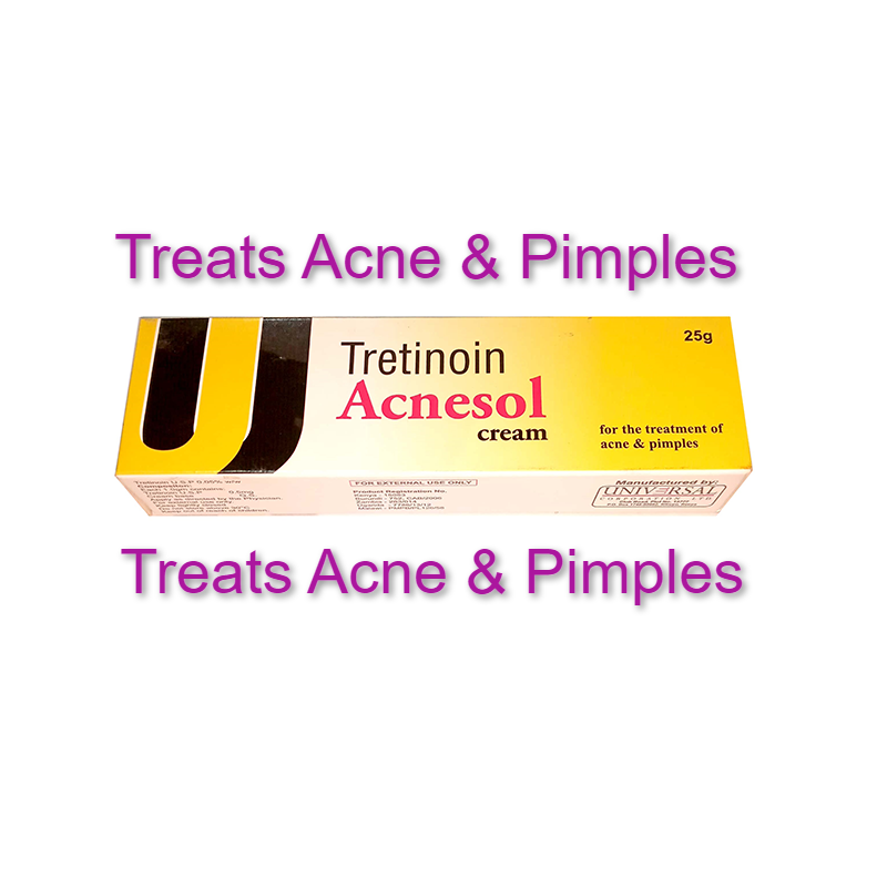 Tretinoin Acnesol Cream Treats Acne & Pimples